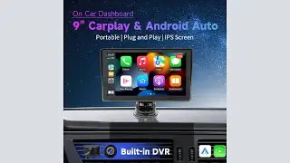Review 9inch Apple Carplay Android Auto Car Radio Multimedia Player 2024