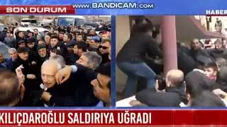 Saldırganların Kemal Kılıçdaroğlu'nun bulunduğu eve girmeye çalışırkenki görüntüleri