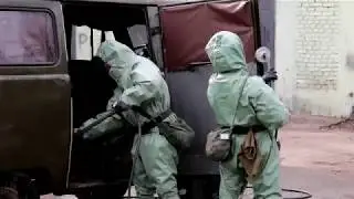 Russian Army conducts COVID-19 sanitation drills