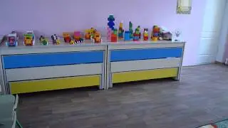 кровать 3-х выкатная детская Омега