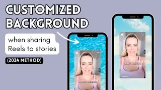 How to add a photo or video behind a Reel in Instagram stories [2024 method] 📱