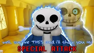 Undertale: Last Corridor Reworked Classic Sans GAMEPLAY