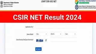 CSIR NET Score Card 2024 |CSIR NET Result 2024 Kaise Dekhe ?How to Check CSIR NET 2024 Download Link