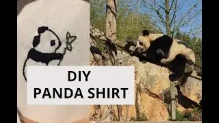 DIY  Panda Shirt - Thrift Flip