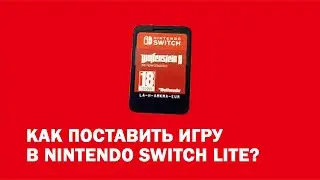 How to install a game on Nintendo Switch Lite?