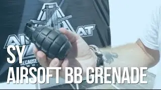 SY Airsoft BB Metal Gas Hand Grenade - AirSplat On Demand