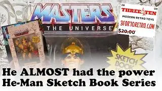Mattel Masters of the Universe He-Man Sketch Book Series - Concept Art