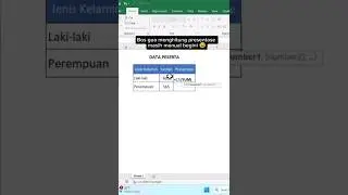 Excel Trik Cara Cepat Menghitung Presentase Dengan Quick Analysis #excel #shorts