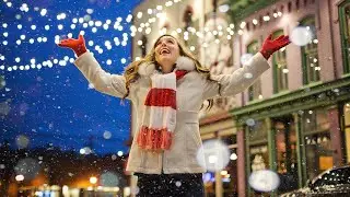 Красивая теплая Рождественская мелодия! Зимней природы Под Очень Нежную Приятная Спокойная Музыка!