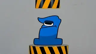 Number Lore 1 2 3 vs Hydraulic Press