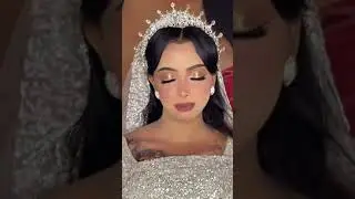 العروسه بتقولي خطوبه ولابسه فستان زفاف #makeup