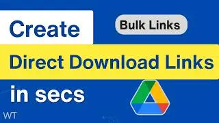 How to Create Direct Download Links in Google Drive | Bulk & Automatic Links
