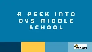 A Peek Into Middle School