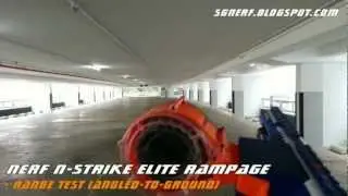 Nerf N-Strike Elite Rampage - Demo & Range Test