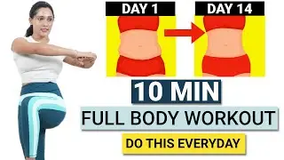 Do This Everyday To Lose Weight (10 MIN CARDIO HIIT WORKOUT) - ALL STANDING - FULL BODY WORKOUT