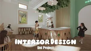 Interior Design Walkthrough ALL 2nd Year Uni Projects | Derby Uni