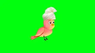 No Copyright tuni chidiya 35 bird cartoon green screen Bird Green Screen green screen cartoon