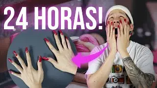 DESAFIO 24hrs COM UNHAS GIGANTES!