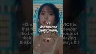 RATING TWICE’S ONE SPARK IN DIFFERENT CATEGORIES 