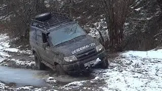 УАЗ Патриот подход к броду