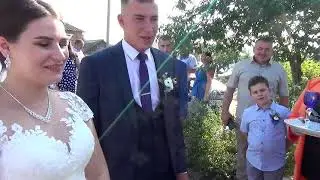 Свадьба Виктор и Яна встреча дома с хлебом солью 17 07 2021