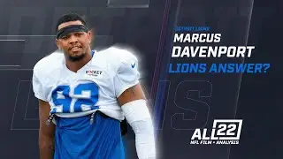 CAN MARCUS DAVENPORT ANSWER THE DETROIT LIONS CALL? FILM STUDY/COMMENTARY #lions #detroitlions #nfl