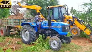 Sonalika Di RX 50 hp tractor with fully loaded trolley | Mahindra tractor power | #ComeForVillage