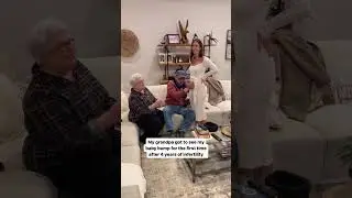 My Grandpa Seeing My Bump For The First Time