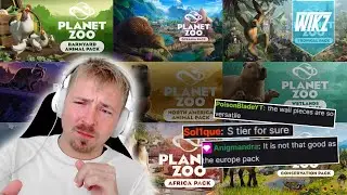 RANKING ALL 19 PLANET ZOO DLC'S WITH MY COMMUNITY