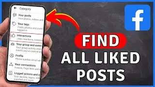 How to See All Posts You’ve LIKED On Facebook - Facebook Tutorial