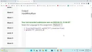 Swayam || The Joy of Computing Using Python Week-11 Programming Assignment-2 Solution || NPTEL