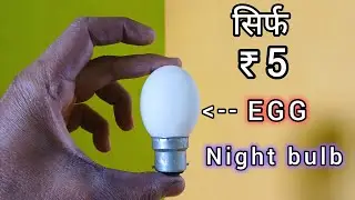 Make Egg Night Bulb in Just Rs 5.