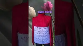 Ажурный мохеровый свитер - моя новая любовь @AlenaNikiforova   #knitting