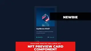 NFT Preview Card Component | SCSS