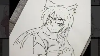 Drawing anime 02 Ресуем Аниме 02