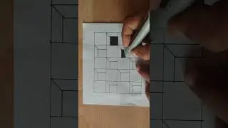 3d Easy Art Drawing#like #art #youtubeshorts #3dart