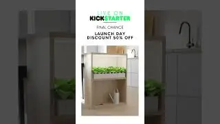 Grow food in your apartment! Verda Garden Modular is now live on Kickstarter!