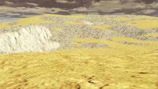 my Low quality textured Landscape in UDK