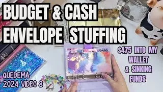 Budget & Cash Envelop Stuffing $475 | Quedemas Budget