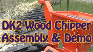 Detail DK2 OPC503 Wood Chipper Assembly Process and Demonstration - See the DK2 Wood Chipper Work