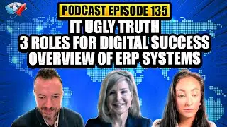Podcast Ep135: Bad IT Ugly Truth, 3 Roles for Digital Success, ERP Systems Overview