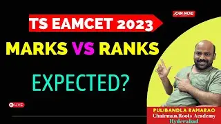 TS EAMCET 2023 Marks vs Ranks. Expected? 