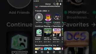 Roblox Friends List Bug