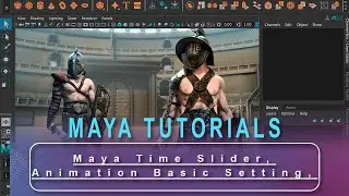 Maya Time Slider,  Animation Basic Setting , Preference Setting   Hindi Tutorials   Sec 1