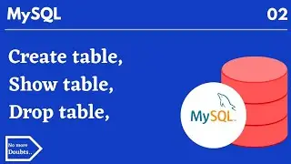 Create table in Mysql | defining datatypes and constraints with attributes.