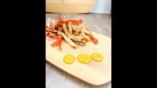 Krabikrõpsud kuumaõhufritüüris