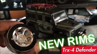NEW RIMS FOR MY TRX-4 DEFENDER