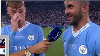 Kyle Walker & Cole Palmer Post Match Interview Manchester City 1 (5) vs (4) 1 Sevilla