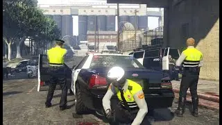 GTA 5 LSPDFR 警察模組 038 關渡之戰(幫派VS警察)