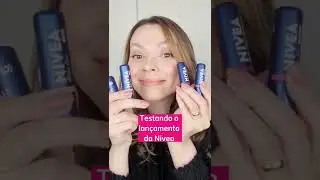 Testando o lançamento da Nivea #shorts #nivea #baratinhos #hidratante #skincare #cuidadoscomapele